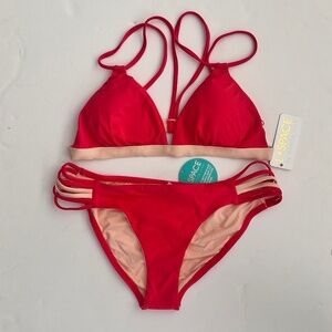 L*Space “Two Timer Solids” Bikini Set | Geranium | Size M with tags